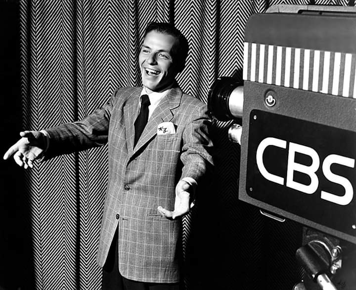 Frank Sinatra on the set of The Frank Sinatra Show on CBS, November 4, 1950