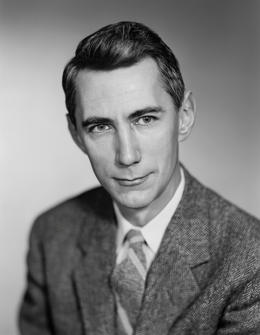 Portrait of Claude Shannon, pioneer of information theory