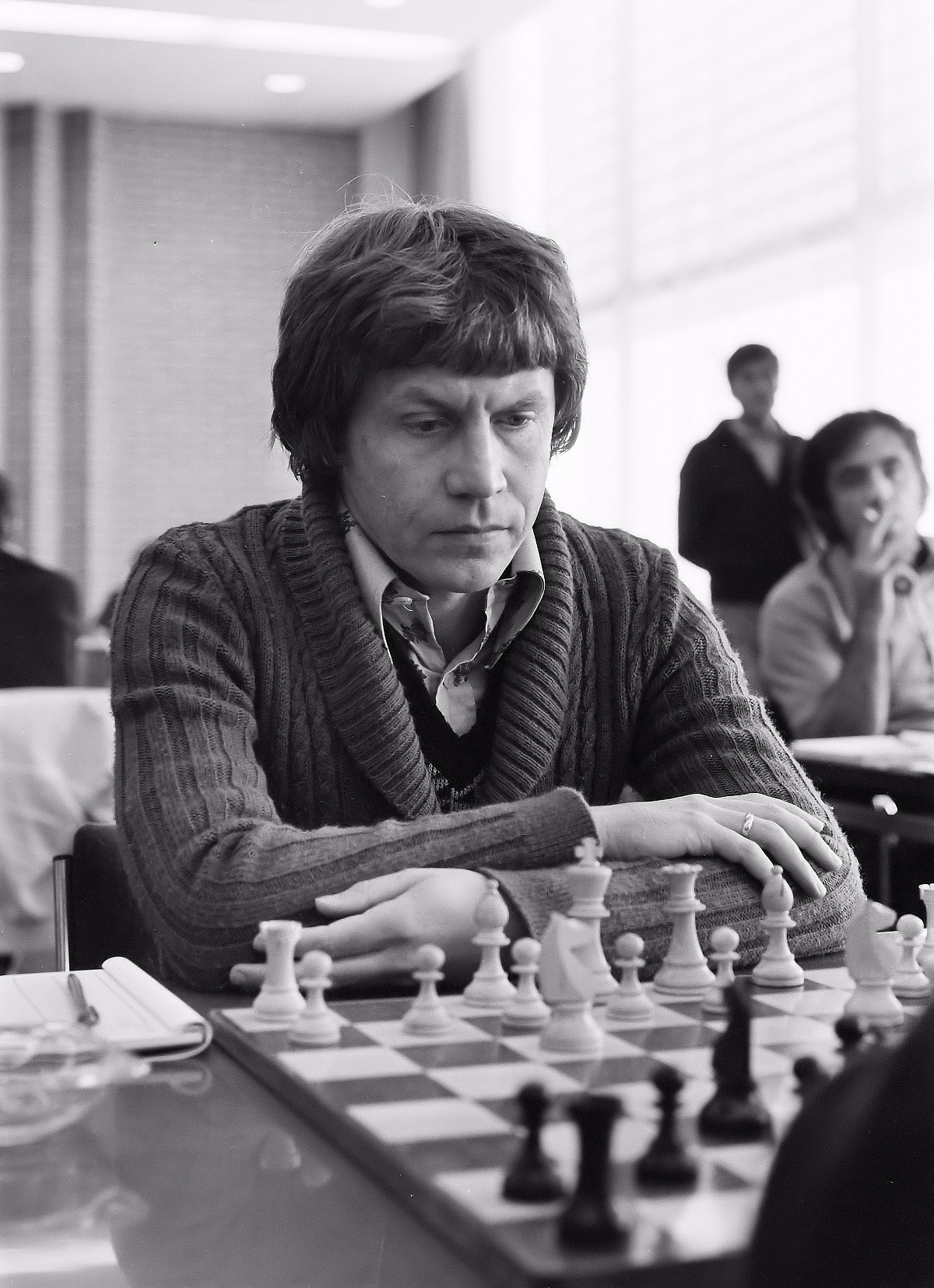 András Adorján, 3rd round of the IBM Schaaktoernooi (Amsterdam, 15 July 1978); photo by R. C. Croes (ANeFo), Nationaal Archief.