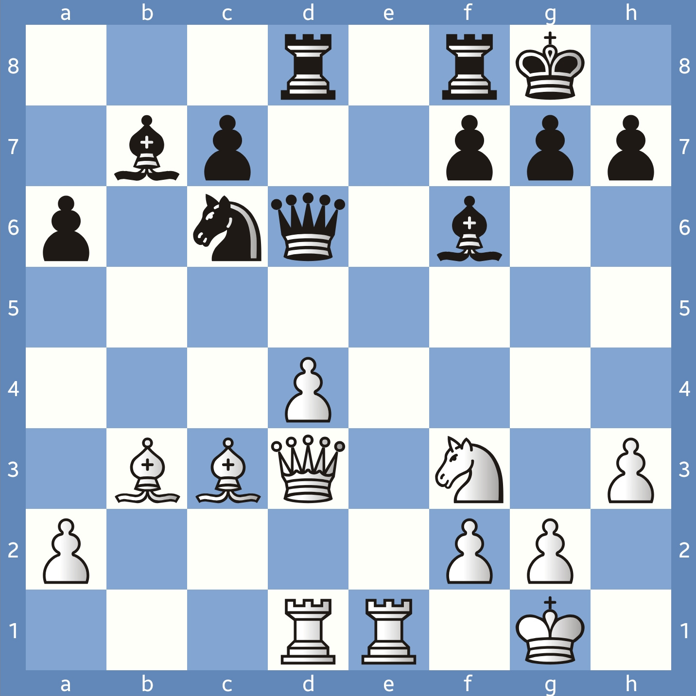 Slim Bouaziz — Orestes Rodríguez Vargas, Siegen 1970 (Preliminaries A, round 5). Black to move.