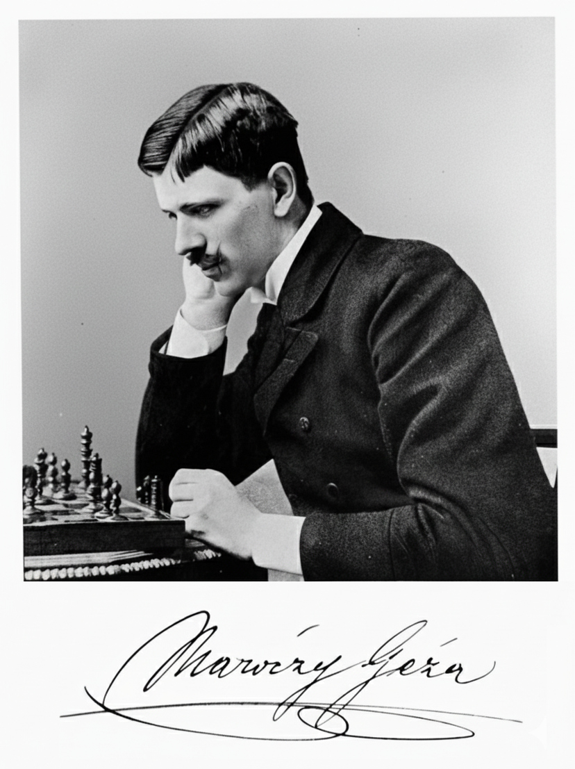 Maróczy Géza, vencedor del torneo de Montecarlo del año 1904.
