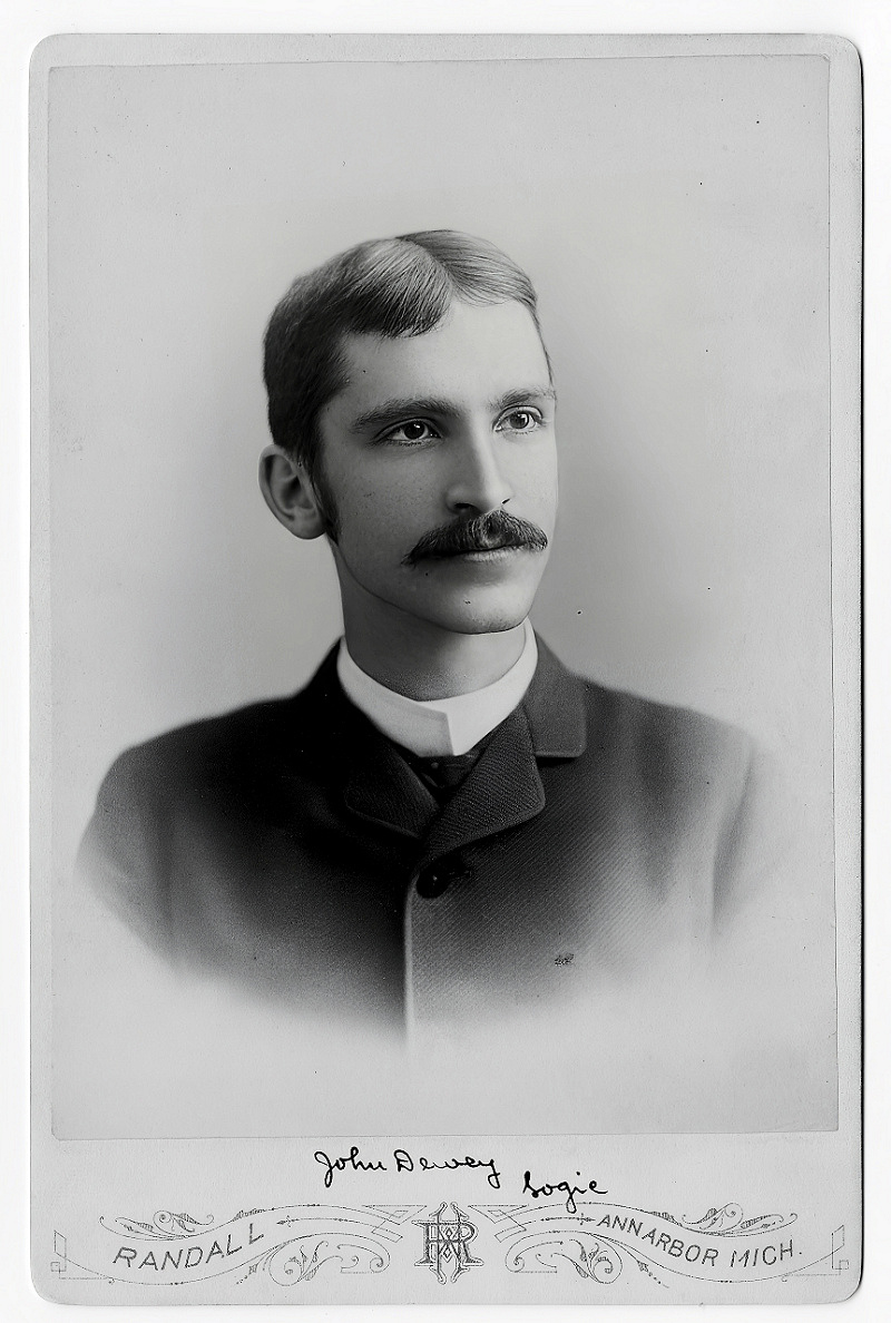 Portrait of a young John Dewey, date unknown